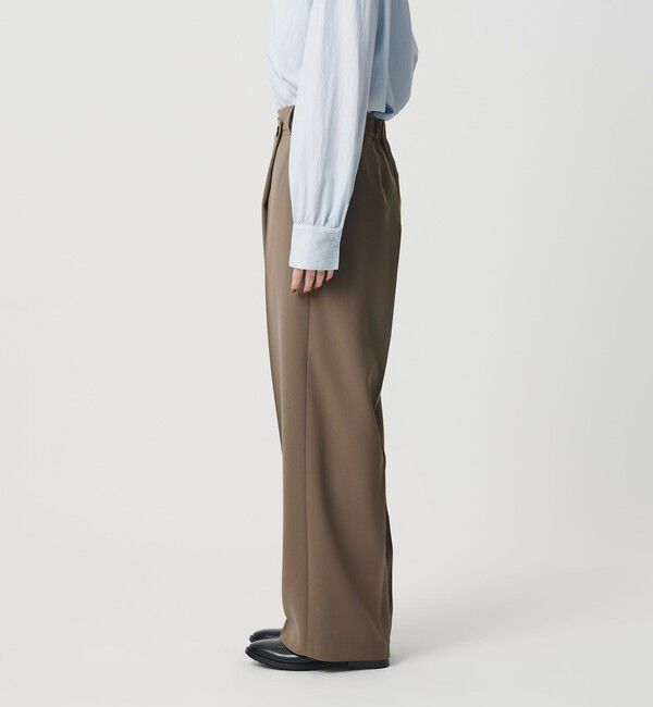 BEAUTY&YOUTH UNITED ARROWS「【WEB限定 Wardrobe DAILY MINIMAL】ダブルクロス ラップパンツ ウォッシャブル」|スラックス|
