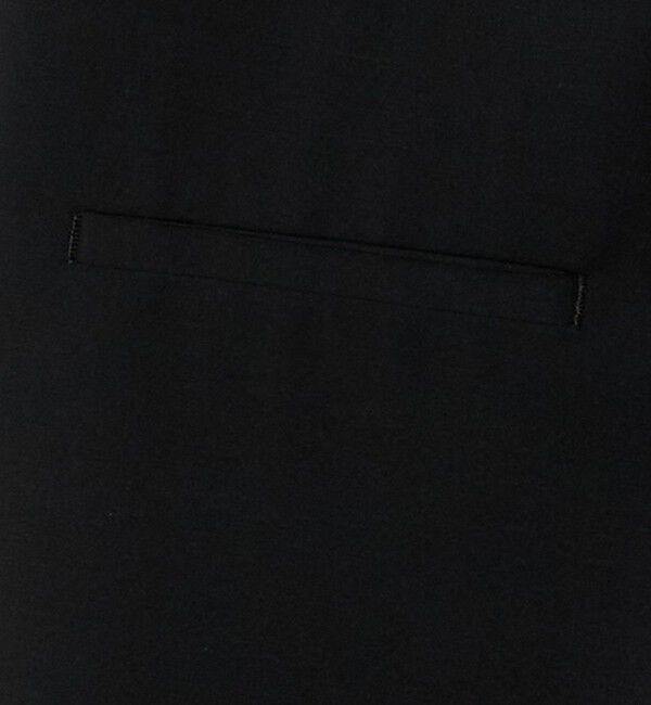 ATTISESSION「＜ATTISESSION＞ストレート トラウザー ブラック」|スラックス|
