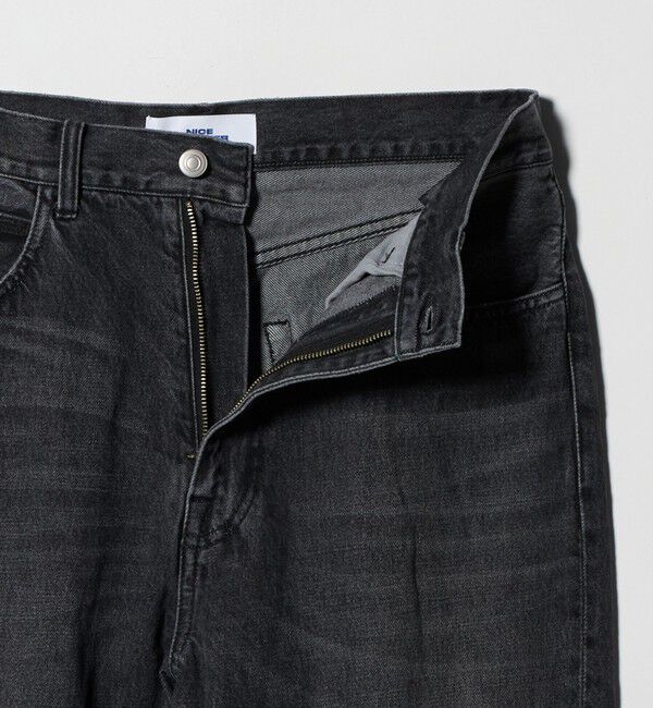 NICE WEATHER「＜NICE WEATHER＞5P ワイドストレート デニムパンツ」|デニム|