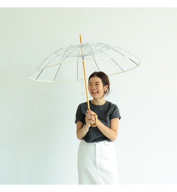 Demi-Luxe BEAMS 「Traditional Weatherwear / バンブー ビニール傘」|傘|