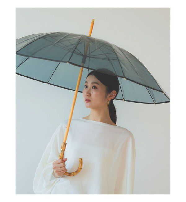Demi-Luxe BEAMS 「Traditional Weatherwear / バンブー ビニール傘」|傘|