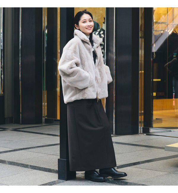 Demi-Luxe BEAMS 「TATRAS / BARBRA ボア ブルゾン」|ブルゾン・スタジャン|