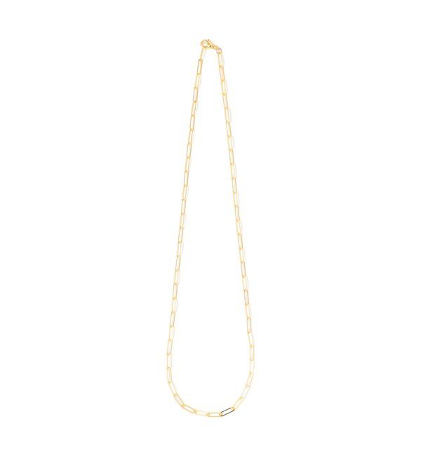 Ray BEAMS 「Ray BEAMS / ペーパー クリップ チェーン ネックレス」|ネックレス|GOLD