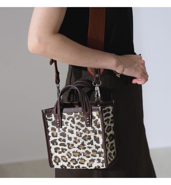 Demi-Luxe BEAMS 「A VACATION / TINY LEOPARD ミニ トートバッグ」|トートバッグ|NOBI_LEOPARD