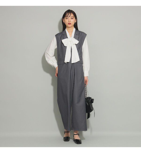 Ray BEAMS 「テーラードカラー サロペット」|オールインワン|