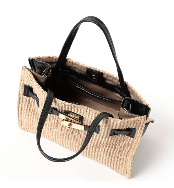 Demi-Luxe BEAMS 「VIOLAd&rsquo;ORO / ラフィア調 クロア バッグ」|トートバッグ|