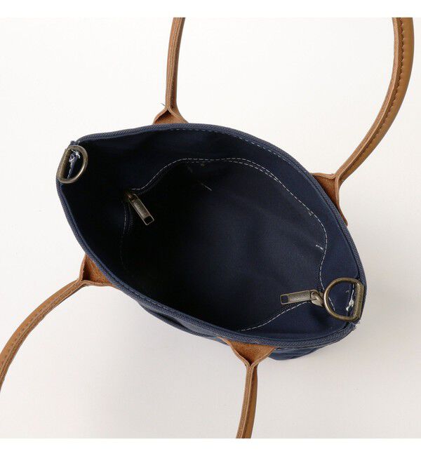 BEAMSBOY「【別注】L.L.Bean / Deep Bottom Leather Handle Zip Tote S」|その他|