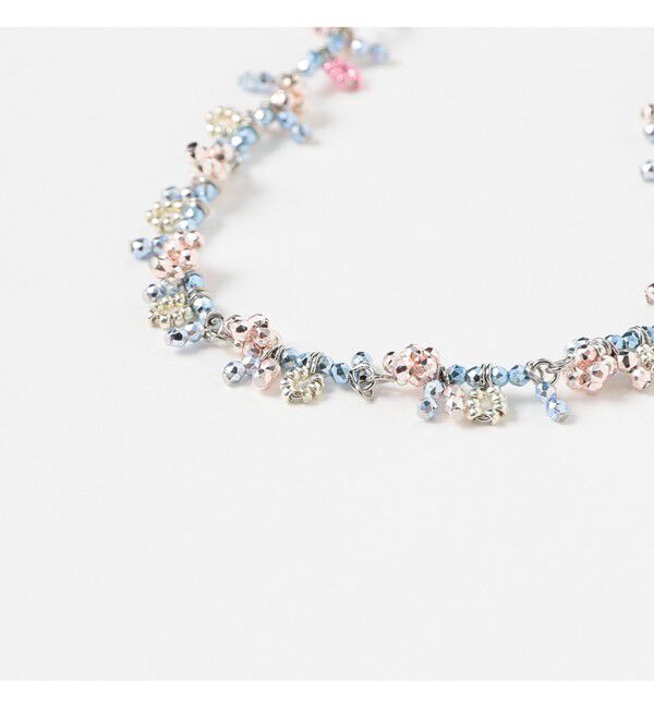 Ray BEAMS 「LOTUS PINK / twinkle リトル フラワー ネックレス」|ネックレス|