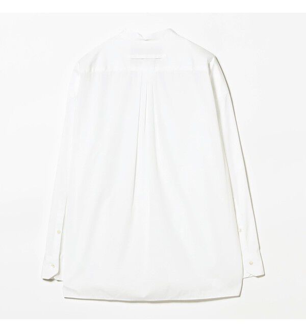 Demi-Luxe BEAMS 「TICCA / ノーカラー ビブヨーク シャツ」|シャツ・ブラウス|