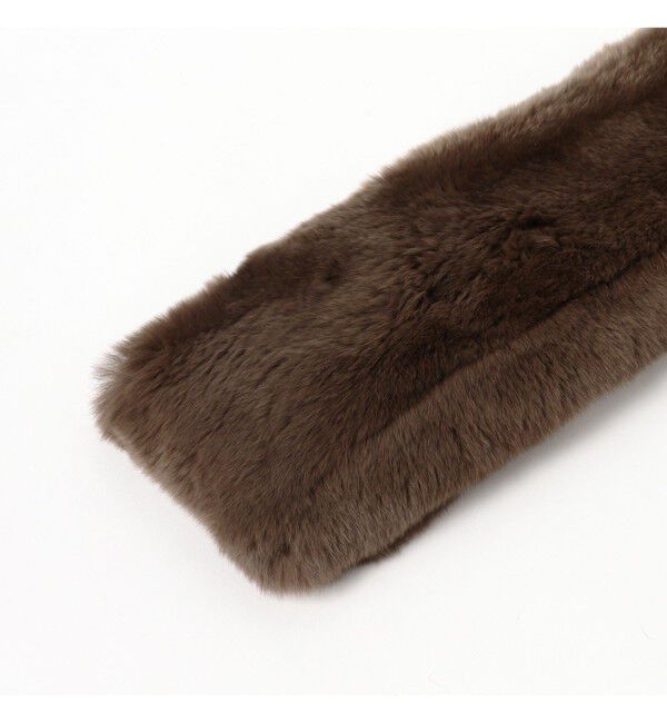 Demi-Luxe BEAMS 「リアル ラビット マフラー」|ストール|