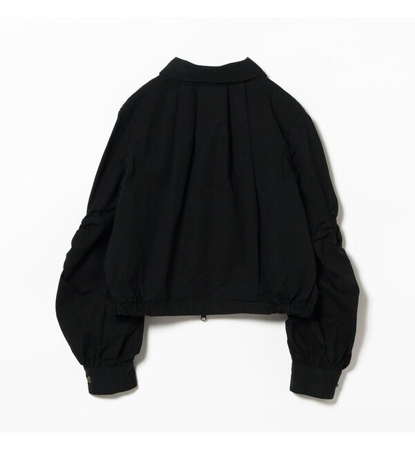 BEAMSBOY「maturely / コットン シルク ジッパー ブルゾン」|ブルゾン・スタジャン|