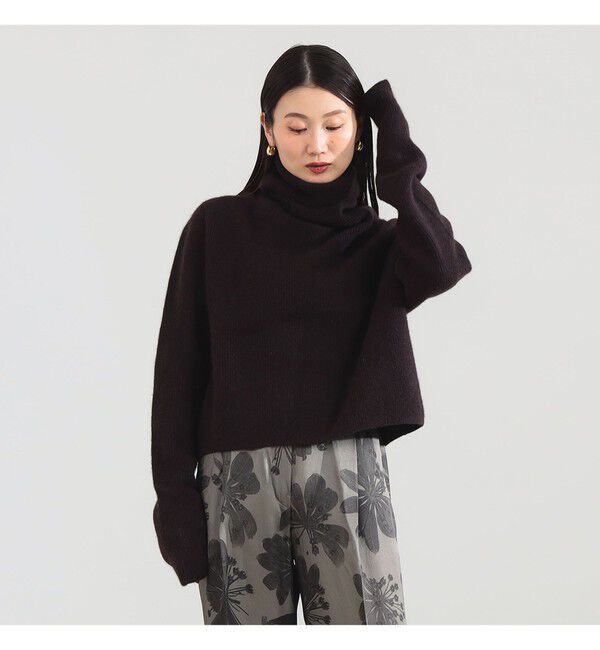 Demi-Luxe BEAMS 「【別注】BATONER / カシミヤフォックス タートルネック ニット」|ニット・セーター|