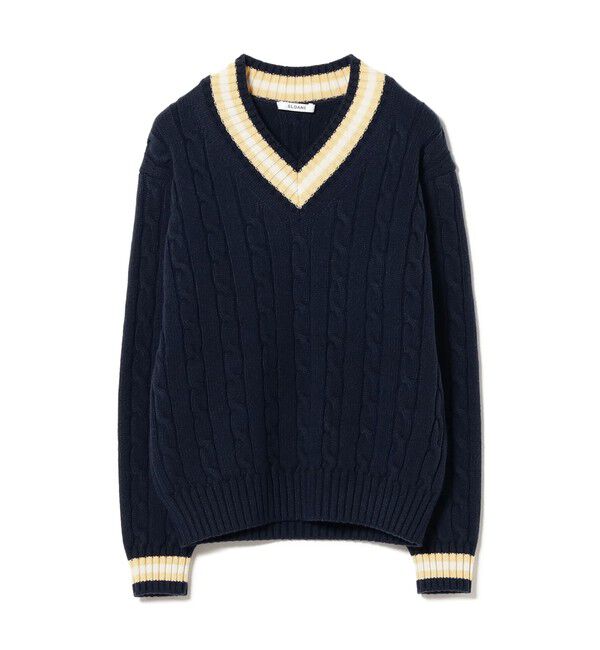 Demi-Luxe BEAMS 「【別注】SLOANE / 5ゲージ チルデン Vネック ロングスリーブ ニット」|ニット・セーター|
