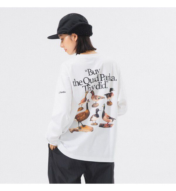 BEAMSBOY「【別注】Columbia / Graphic T」|Tシャツ・カットソー|White