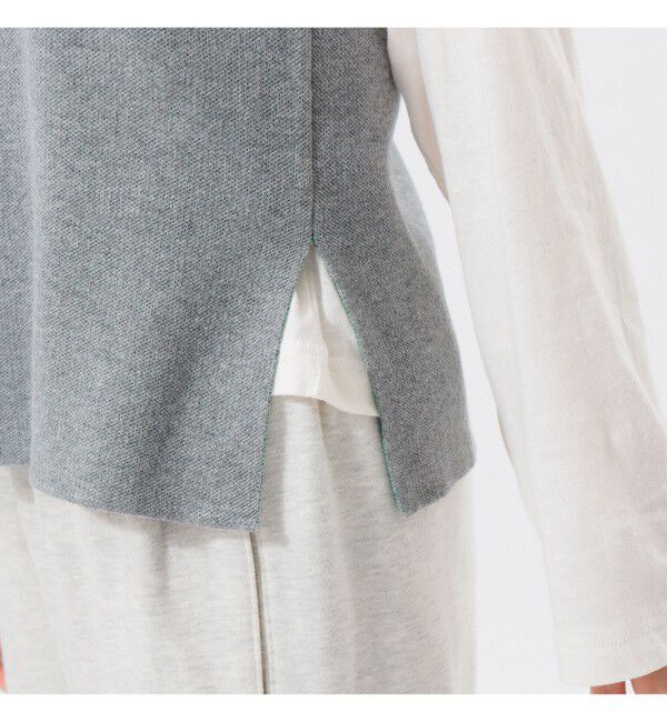 BEAMSBOY「12ゲージ ジャカード ライン タンク」|ベスト・ジレ|