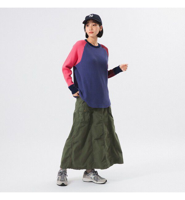 BEAMSBOY「14ゲージ ワッフル クルー」|ニット・セーター|