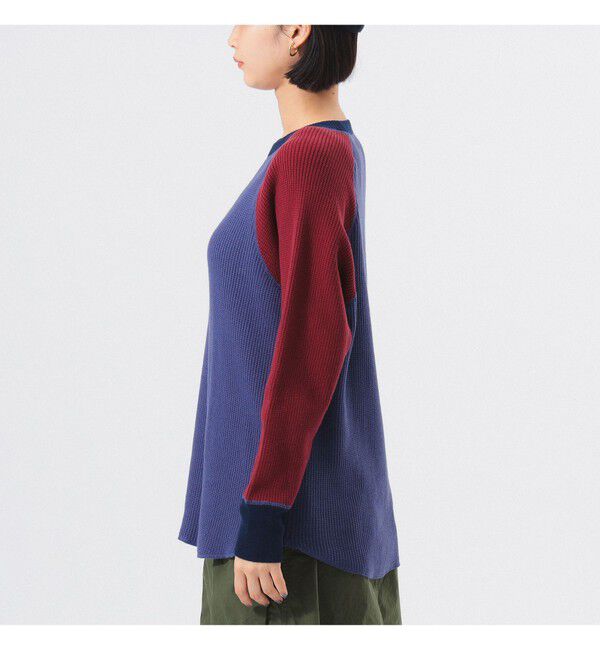 BEAMSBOY「14ゲージ ワッフル クルー」|ニット・セーター|