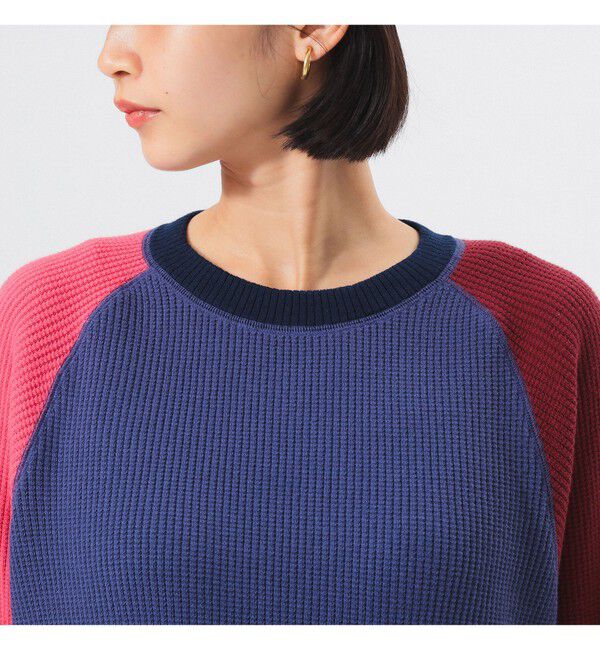 BEAMSBOY「14ゲージ ワッフル クルー」|ニット・セーター|