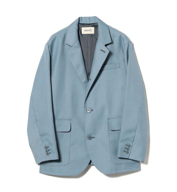 BEAMSBOY「ポリエステル ツイル スリーボタン ジャケット」|テーラードジャケット|