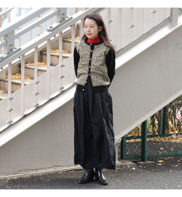 BEAMSBOY「リバティ パッチ カーディガン」|ニット・セーター|