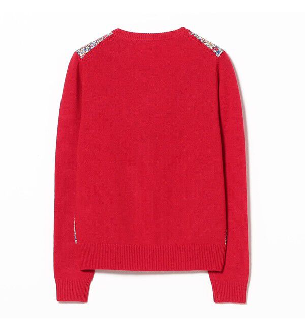 BEAMSBOY「リバティ パッチ カーディガン」|ニット・セーター|