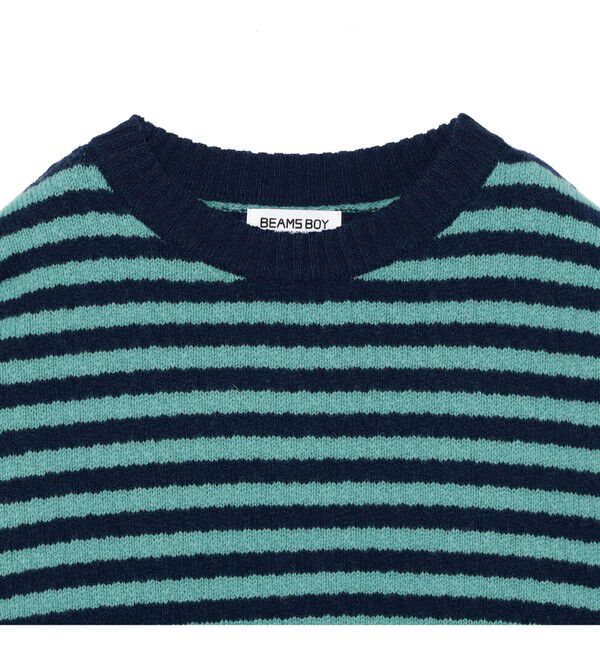 BEAMSBOY「7ゲージ ボーダー クルー ニット」|ニット・セーター|