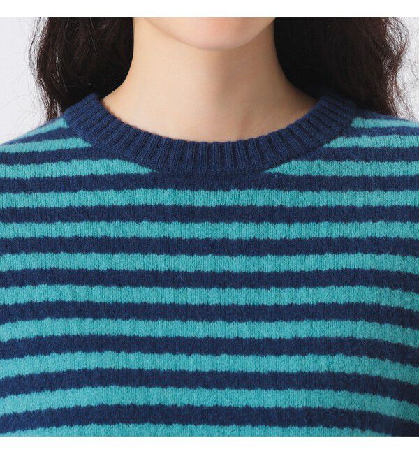 BEAMSBOY「7ゲージ ボーダー クルー ニット」|ニット・セーター|