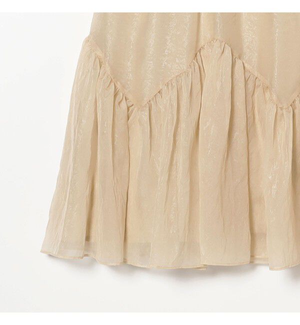 Ray BEAMS 「シアー ティアード スカート」|スカート|