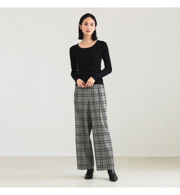 Demi-Luxe BEAMS 「AK+1 / 1タック ウール ワイドパンツ」|チノ|