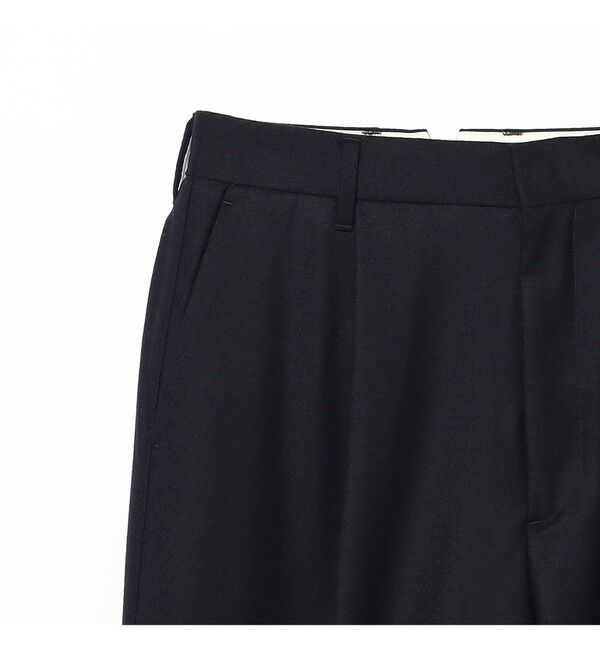 Demi-Luxe BEAMS 「AK+1 / 1タック ウール ワイドパンツ」|チノ|