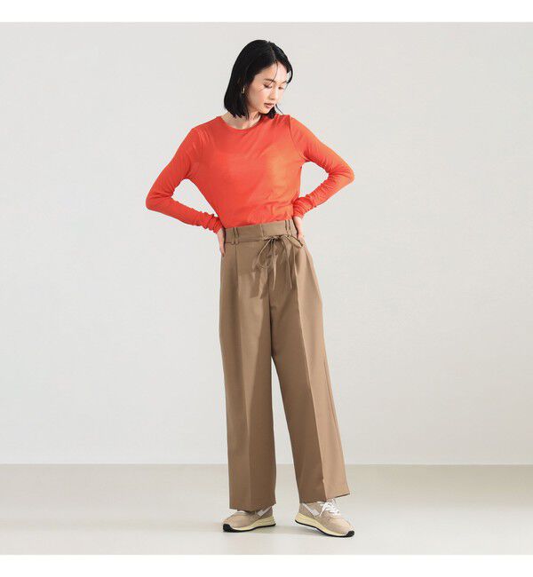 Demi-Luxe BEAMS 「シアーコットン ロングスリーブT」|Tシャツ・カットソー|