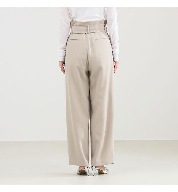 Demi-Luxe BEAMS 「ベルテッド カルゼ パンツ」|チノ|