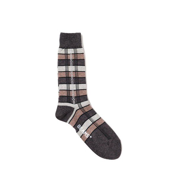 BEAMS PLUS「BEAMS PLUS / Stripe/Jacquard Socks」|ソックス|CHARCOAL.G