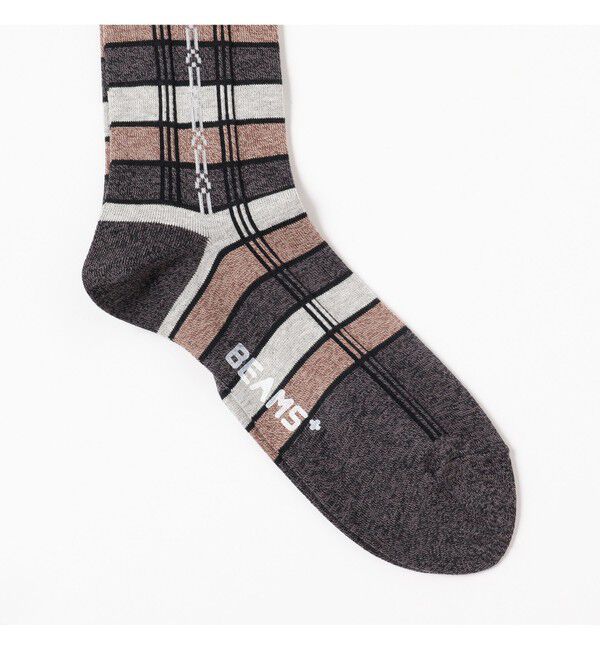 BEAMS PLUS「BEAMS PLUS / Stripe/Jacquard Socks」|ソックス|