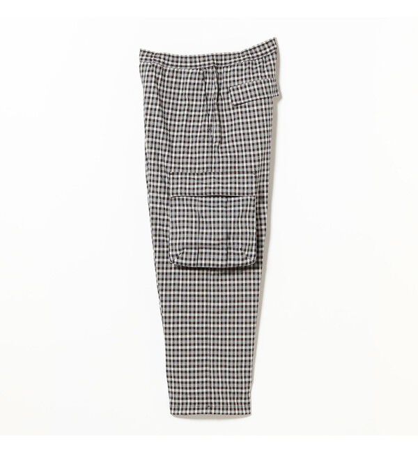BEAMS「チェック カーゴ パンツ」|チノ|