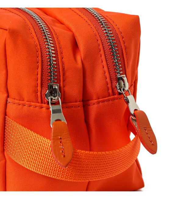 BEAMS「【別注】STANDARD SUPPLY / 2ルームスクエアポーチ M "BEAMS ORANGE"」|ポーチ|