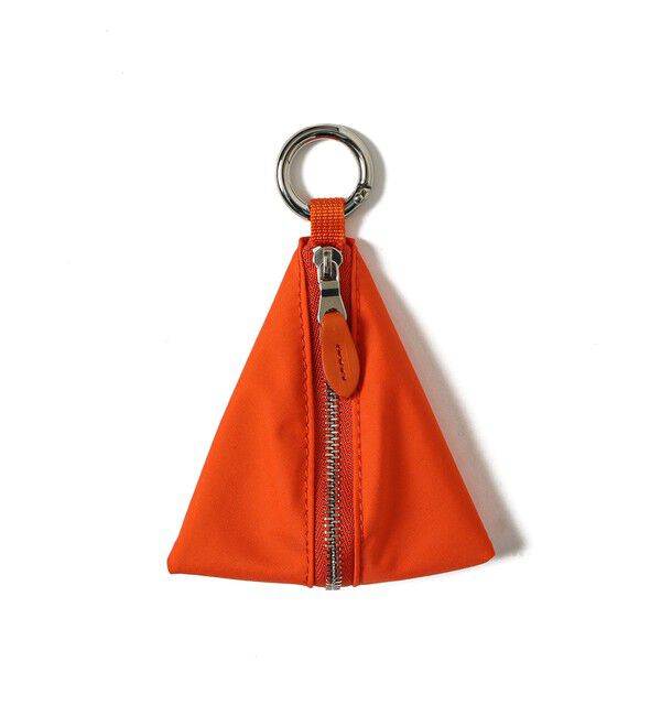 BEAMS「【別注】STANDARD SUPPLY / トライアングルチャームポーチ "BEAMS ORANGE"」|ポーチ|