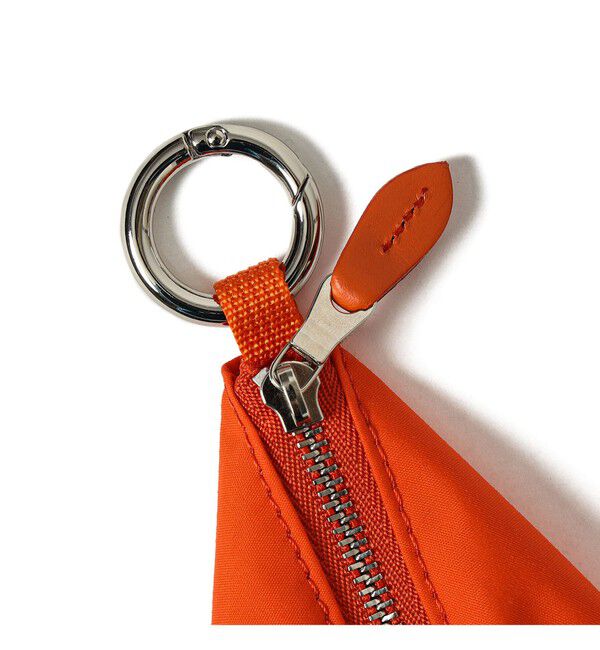 BEAMS「【別注】STANDARD SUPPLY / トライアングルチャームポーチ "BEAMS ORANGE"」|ポーチ|