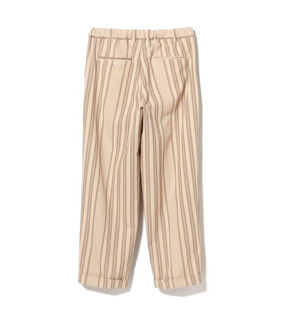 BEAMS PLUS「2 Pleats Relax Trousers Indian Oxford Stripe」|チノ|