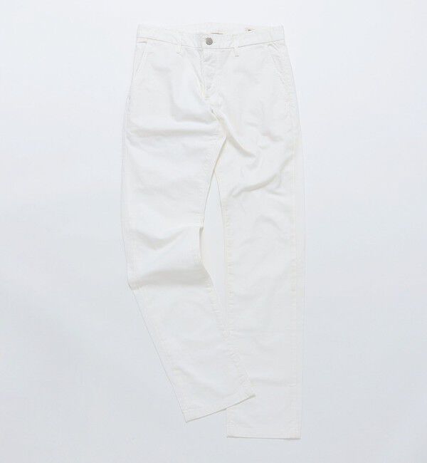 SHIPS「GROWN&SEWN: Independent Slim Pant - Ultimate Twill」|チノ|ホワイト
