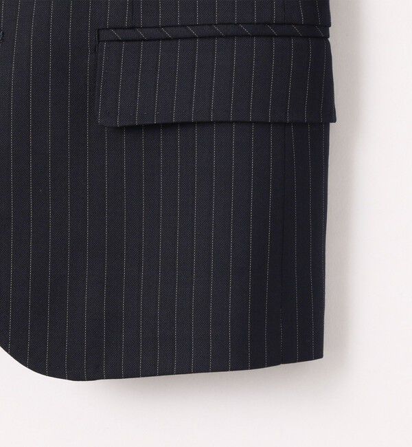 SHIPS KIDS「SHIPS KIDS:100～130cm / セレモニー ストライプ ジャケット」|テーラードジャケット|