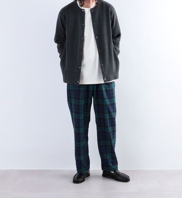 SHIPS any「SHIPS any: 〈手洗い可能〉 ミラノリブ クルーネック カーディガン 24SS◇」|カーディガン|