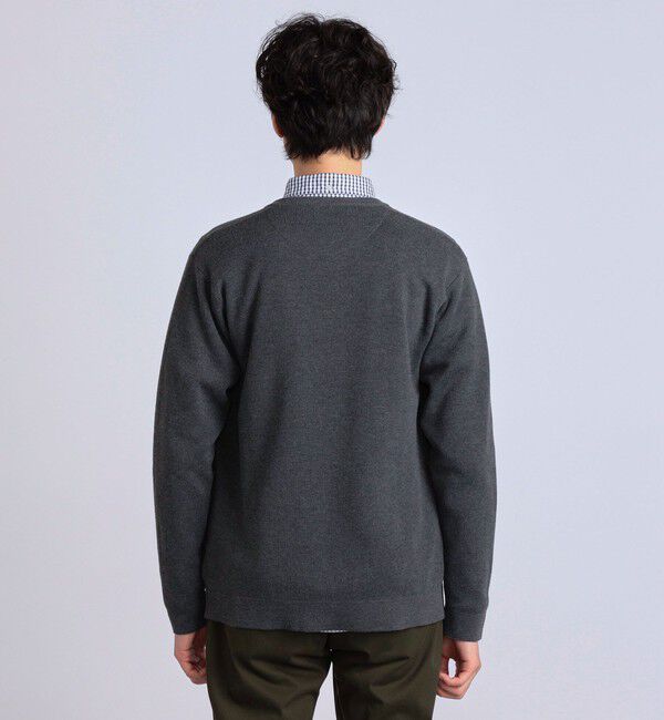 SHIPS any「SHIPS any: 〈手洗い可能〉 ミラノリブ クルーネック カーディガン 24SS◇」|カーディガン|