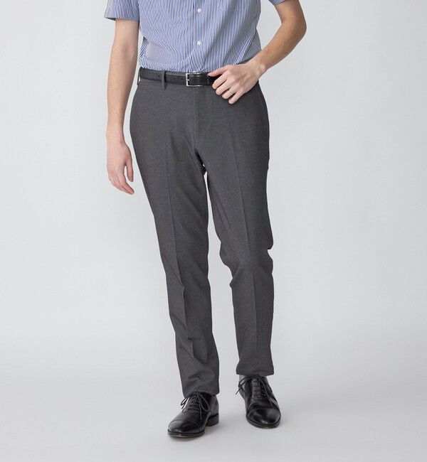 SHIPS「SHIPS: 〈ウエスト調整可能〉 ジャージ ドビー パンツ」|チノ|