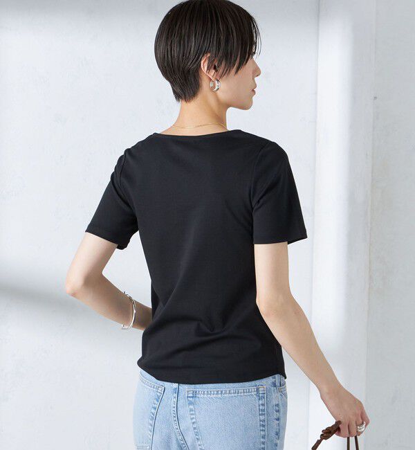 SHIPS for women「〈手洗い可能〉綿 SORONA クルーネック TEE◇」|Tシャツ・カットソー|