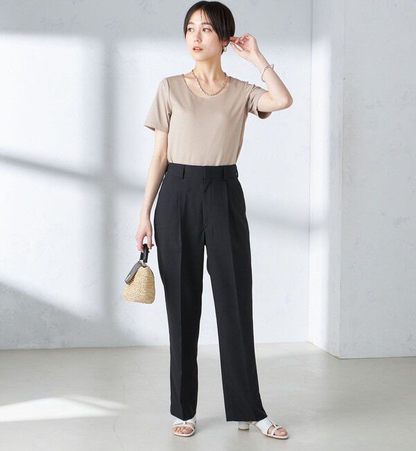 SHIPS for women「〈手洗い可能〉綿 SORONA クルーネック TEE◇」|Tシャツ・カットソー|