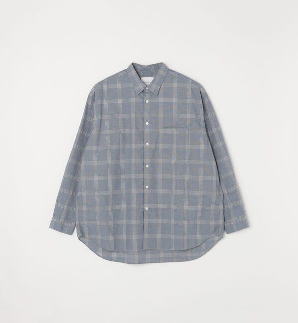 SHIPS any「SHIPS any: オーバーサイズ レギュラーカラー チェック／ストライプ 長袖 シャツ◇」|シャツ・ブラウス|
