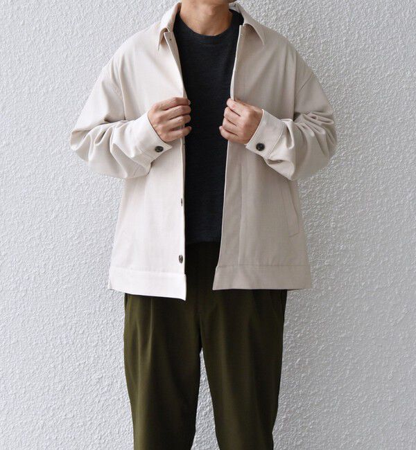 SHIPS any「SHIPS any: 〈手洗い可能〉 ショート ブルゾン 24FW◇」|ブルゾン・スタジャン|