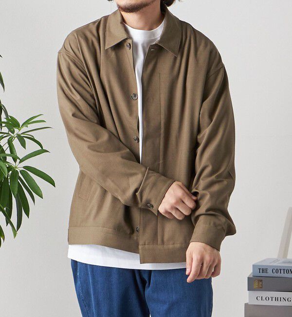 SHIPS any「SHIPS any: 〈手洗い可能〉 ショート ブルゾン 24FW◇」|ブルゾン・スタジャン|