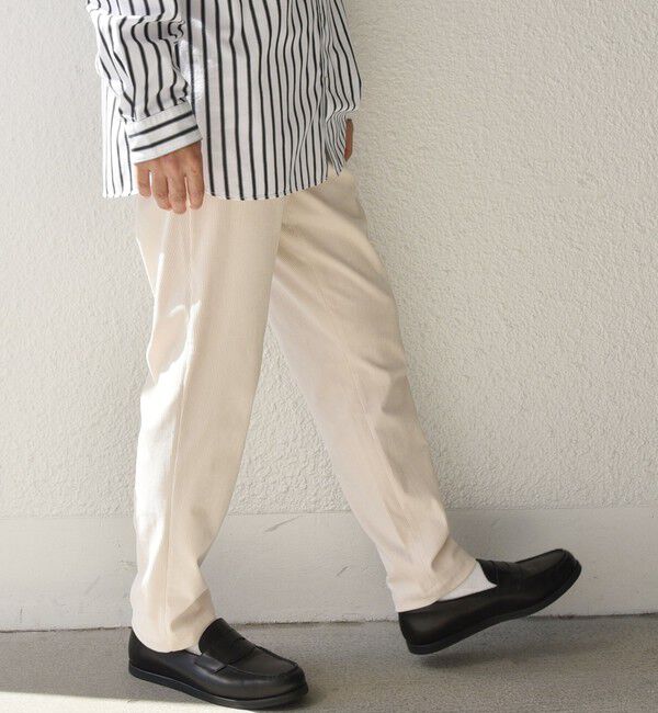 SHIPS any「SHIPS any: ストレッチ コーデュロイ テーパード イージー パンツ 24FW◇」|チノ|